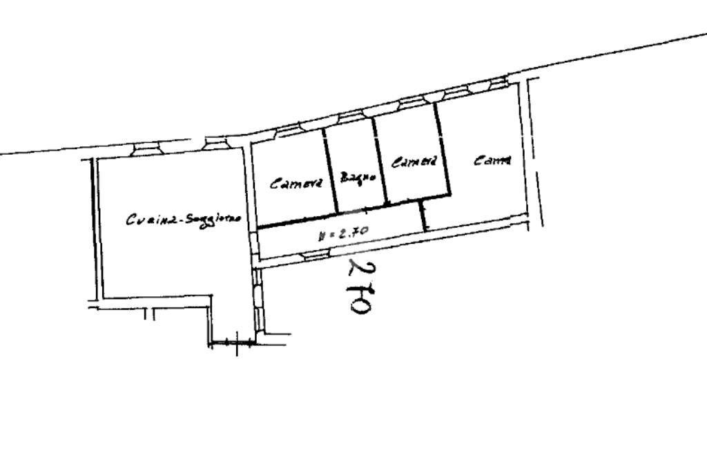 Four-room apartment Corso d'Augusto, Rimini - floor plans 1