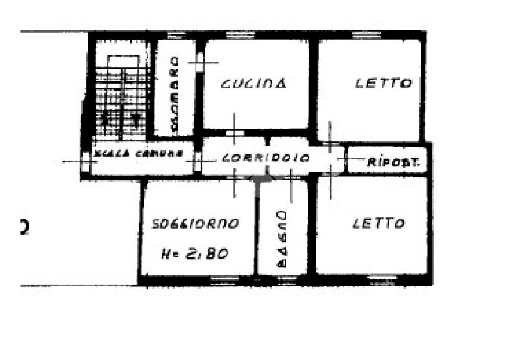 Four-room apartment via Libertà, Sant'Ilario d'Enza - floor plans 1