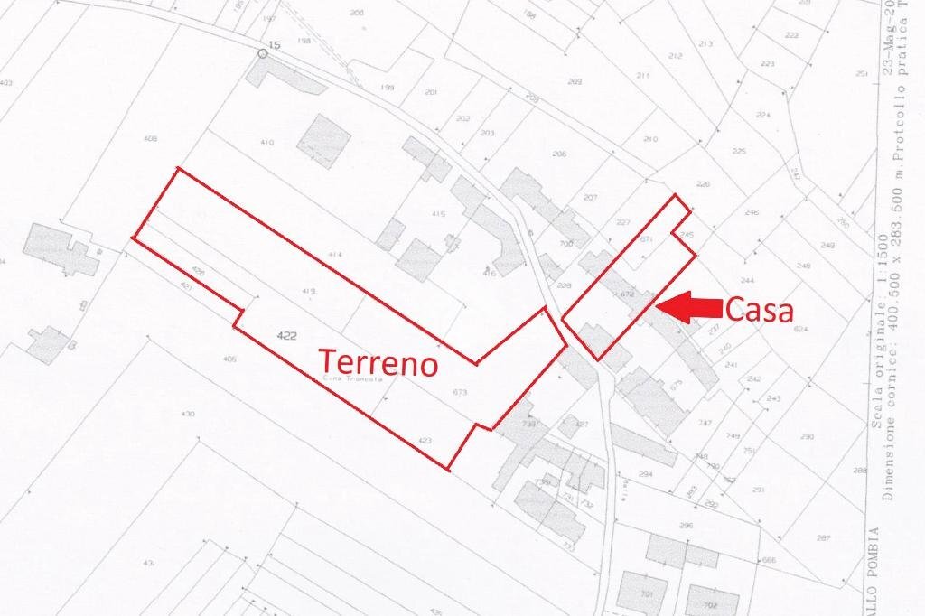 Casa indipendente Via bellomi, Varallo Pombia - planimetria 1