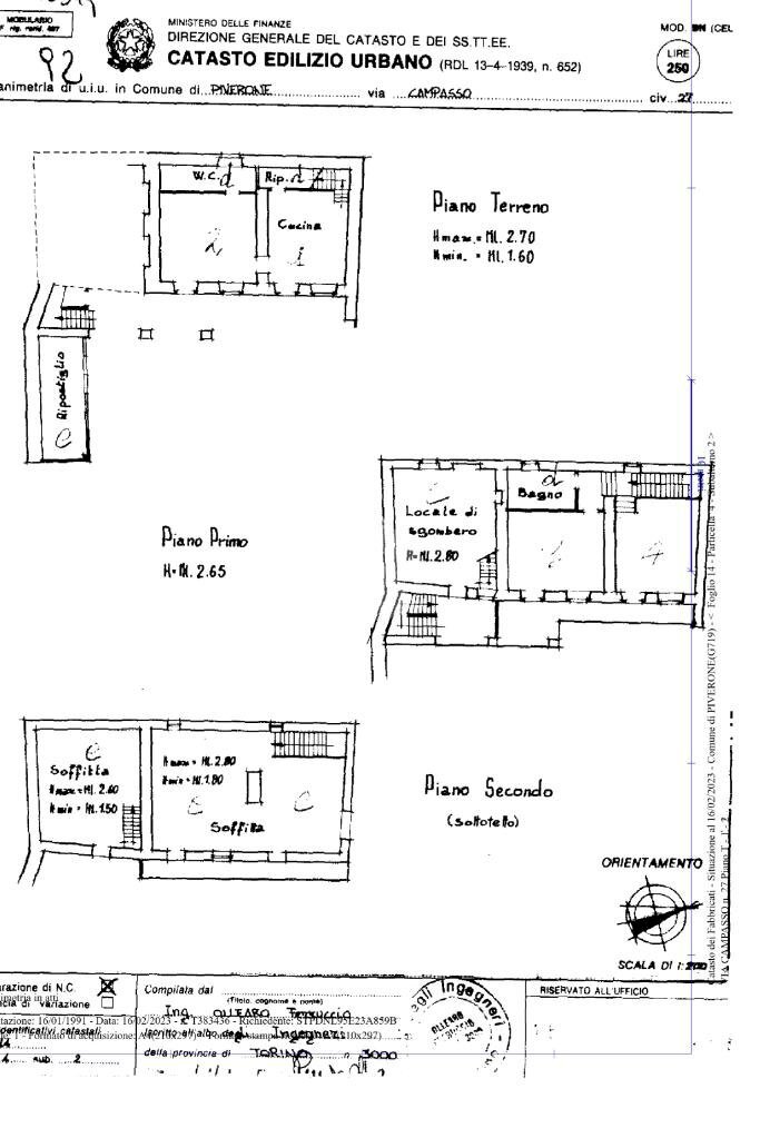 Independent house Via Campasso, Piverone - floor plans 1