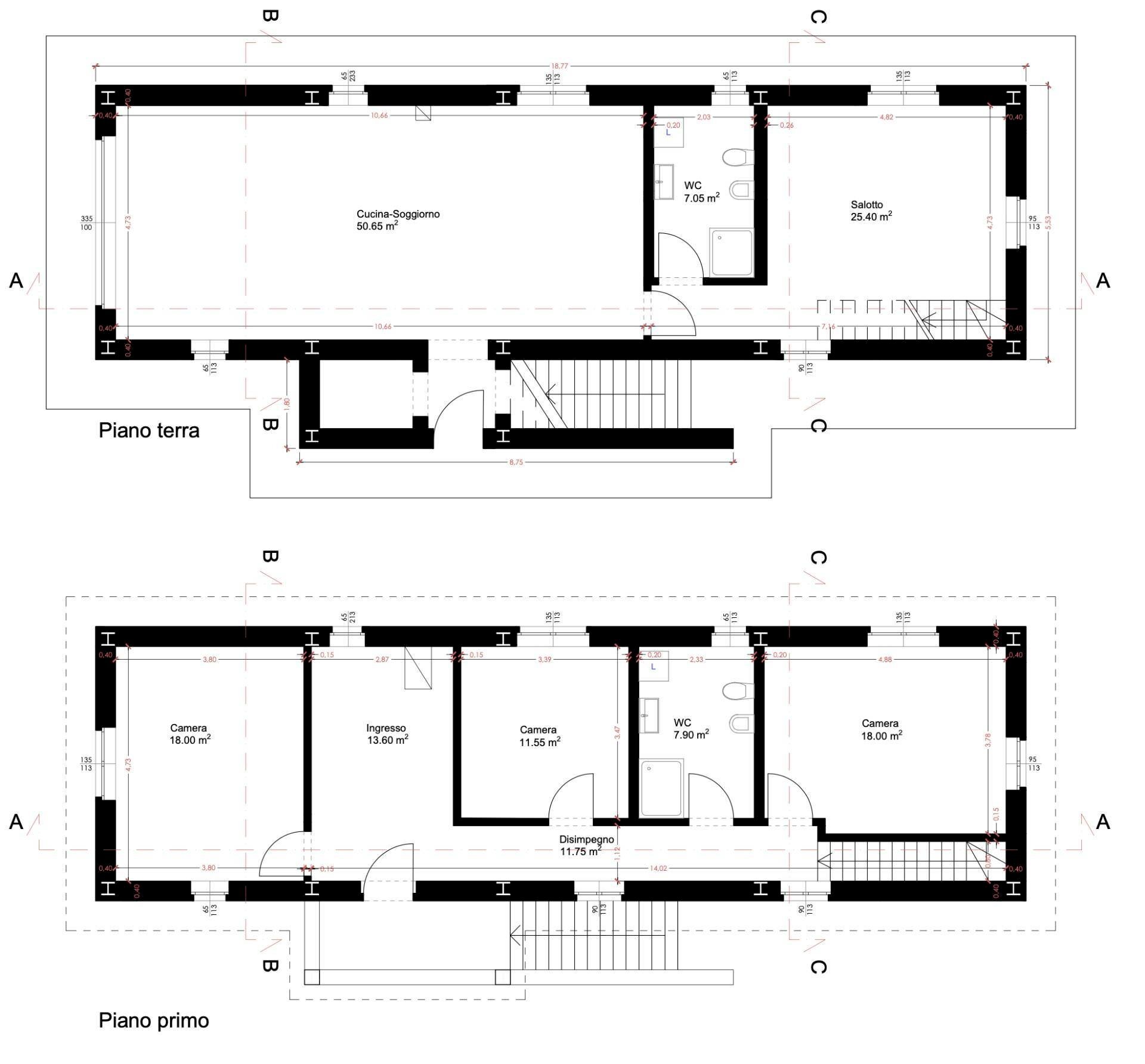 Foto 45 - Rustico Via Belsito
 
2, Castorano - planimetria 1