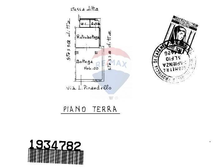 Pianta 2D - Commercial Activity Via Luigi Pirandello
 
21, Sant'Agata Li Battiati - floor plans 1