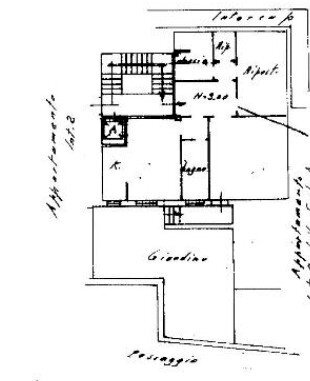 Appartamento via Giulio Tanini, Genova (zona Borgoratti) - planimetria 1