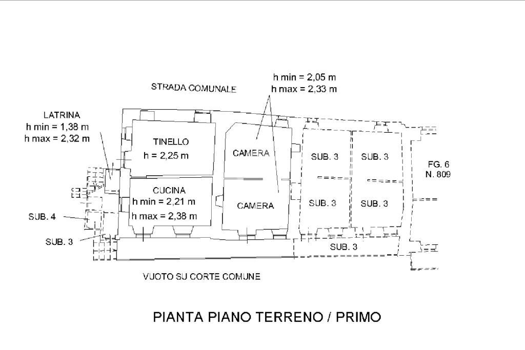 Independent house Borgata Chiappero, Valgioie - floor plans 1