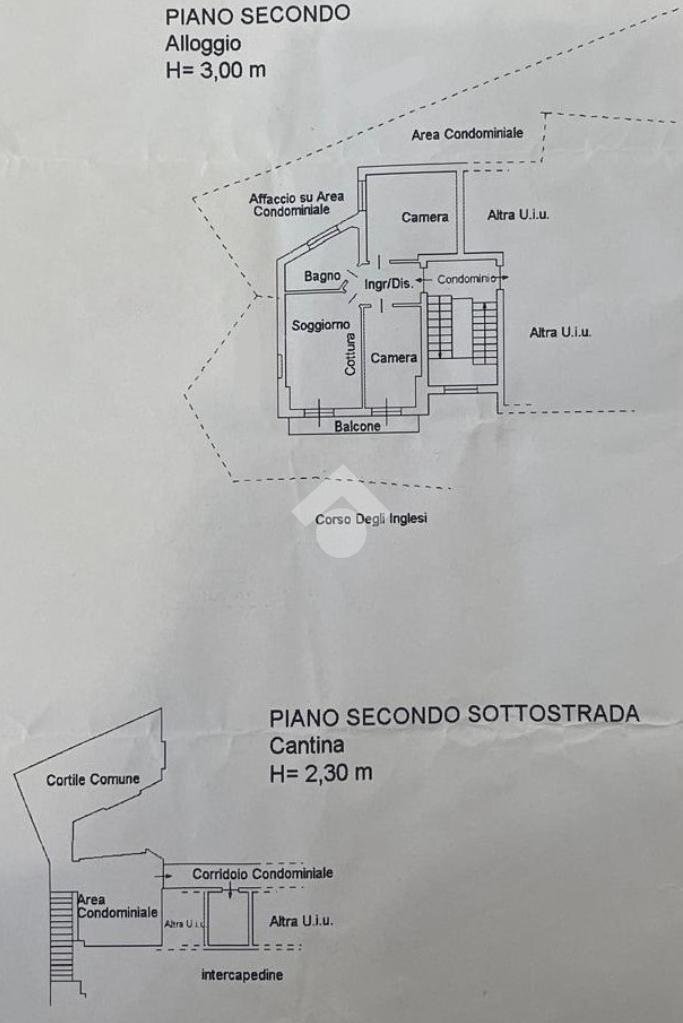 Trilocale Corso degli Inglesi, Sanremo - planimetria 1
