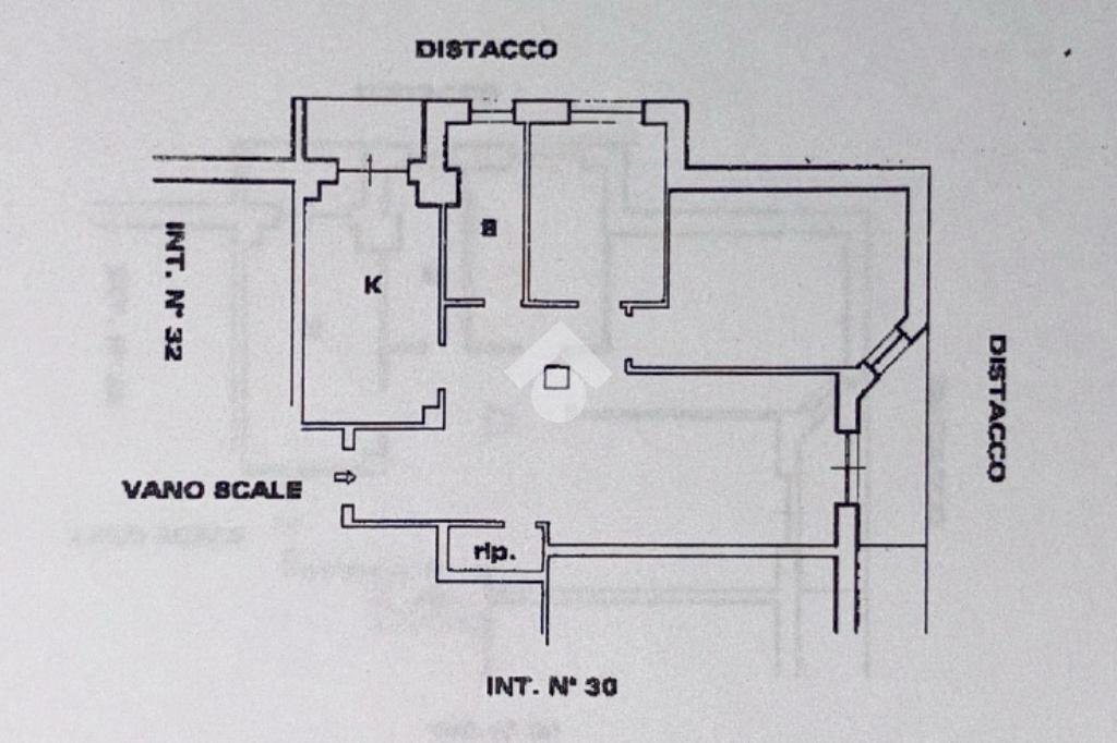 Four-room apartment Via Elia Bernardini, Genova (neighborhood Molassana) - floor plans 1