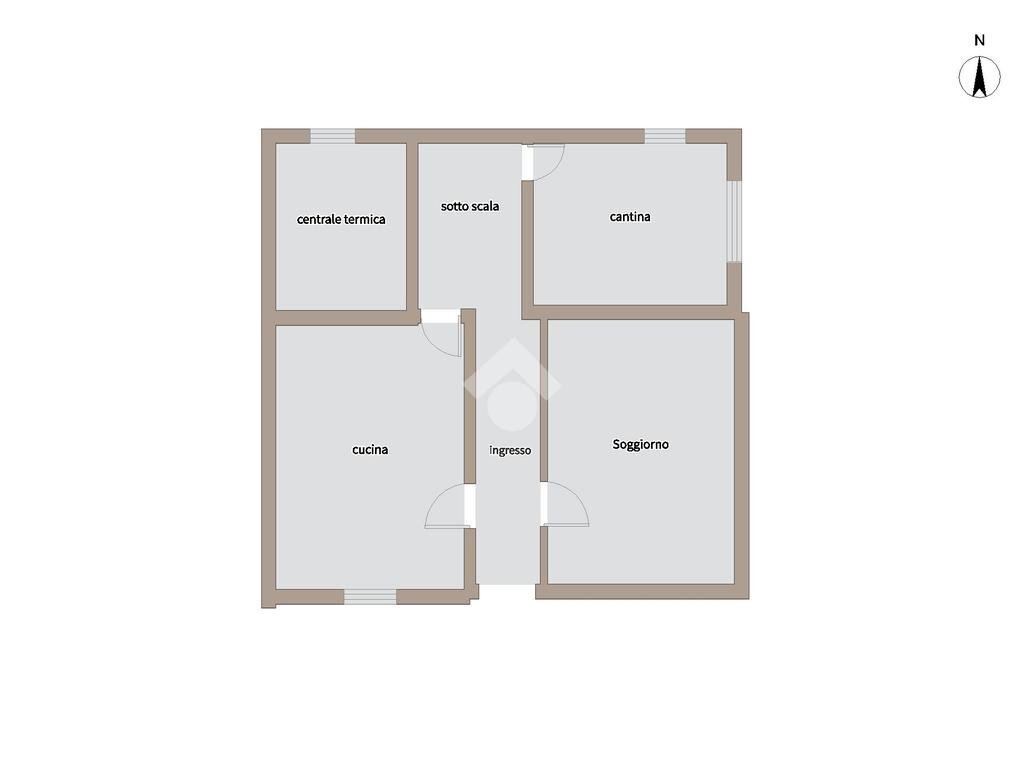 Three-room apartment Via Comastri, Medicina - floor plans 1