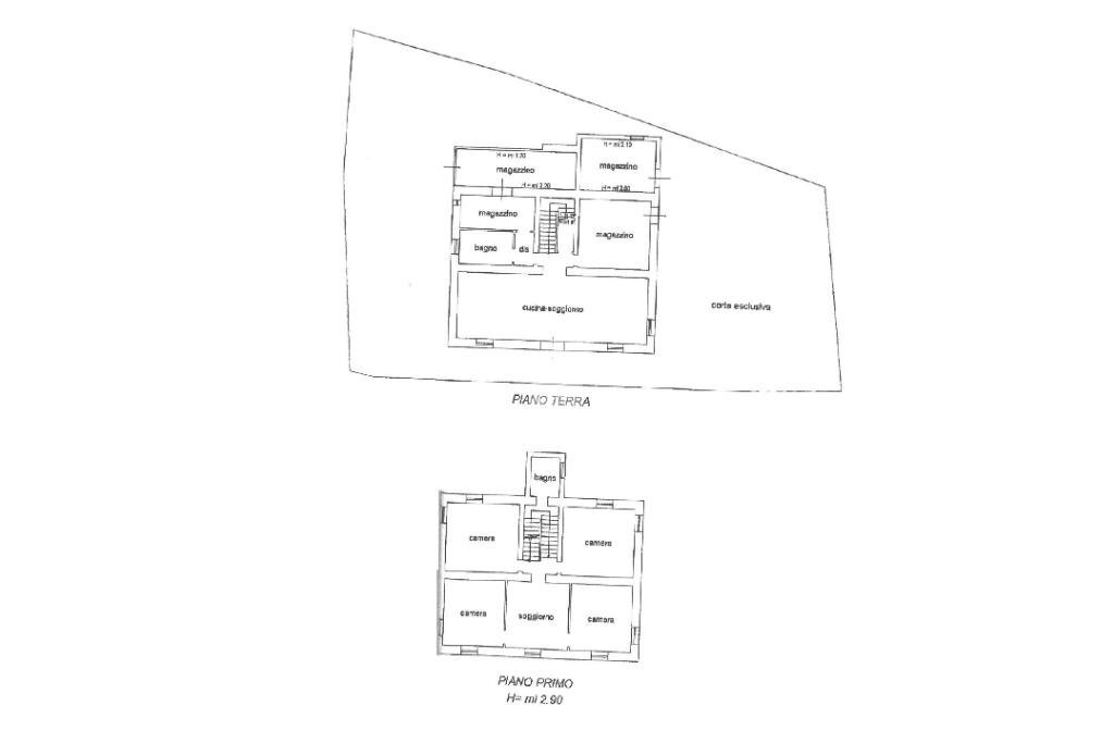 Casa indipendente Via giordano bruno, Tavoleto - planimetria 1