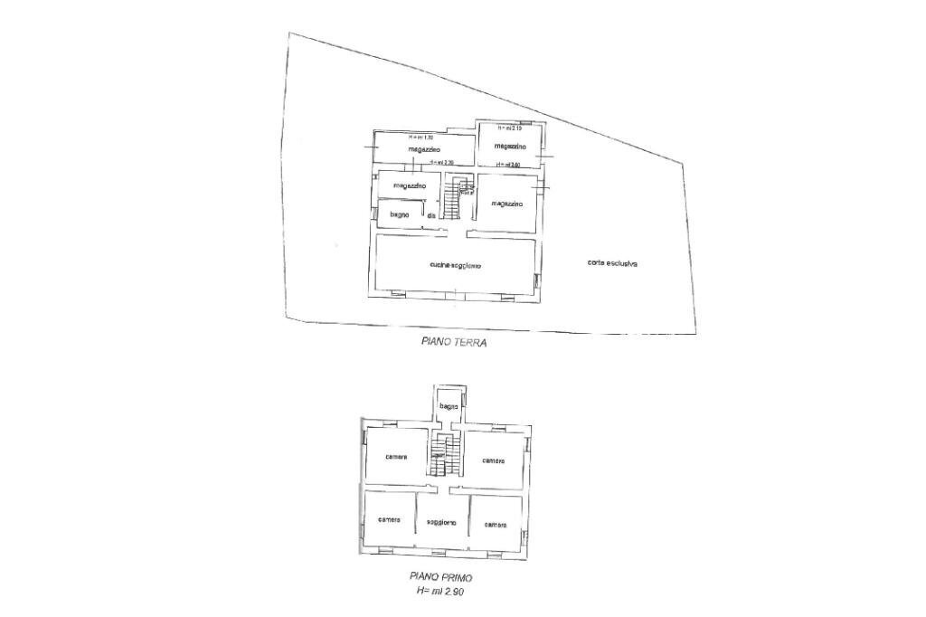 Casa indipendente Via giordano bruno, Tavoleto - planimetria 1