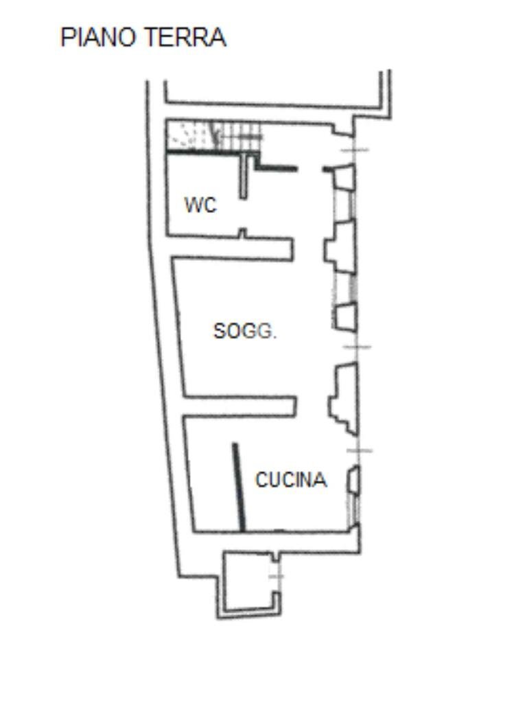 Casa semi indipendente Via san pietro martire, Ivrea - planimetria 1