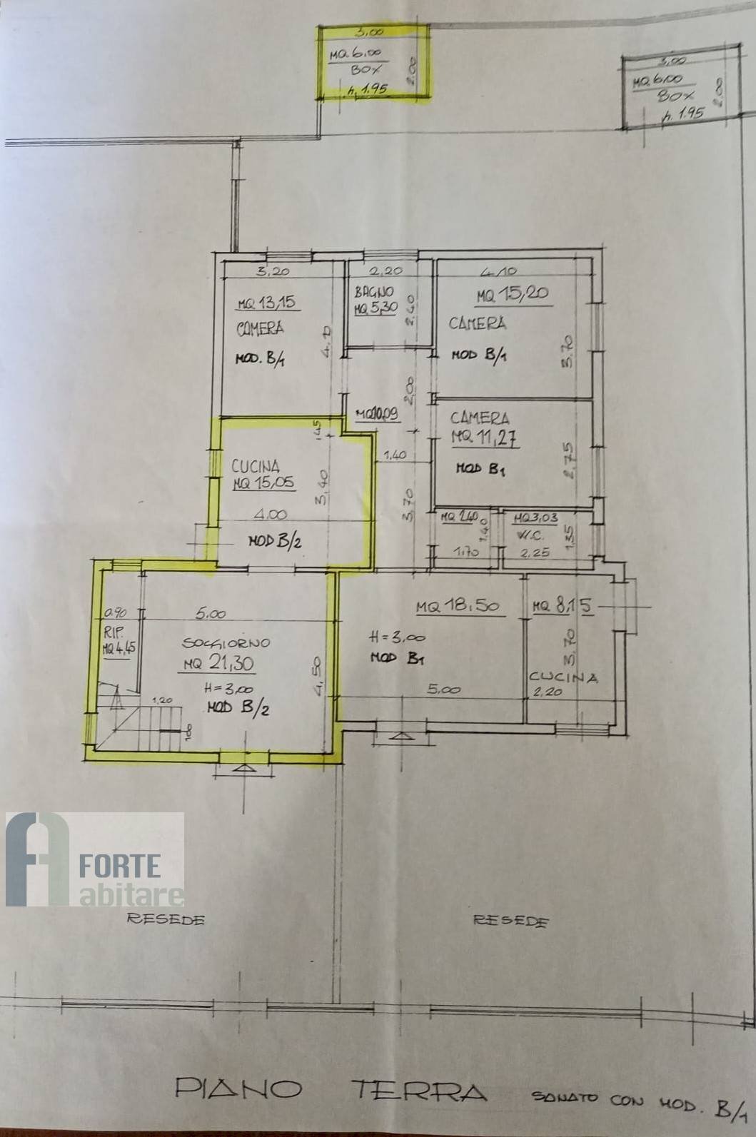 Foto 37 - Villa Via Olmi, Forte dei Marmi - planimetria 1