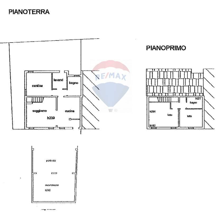 Pianta 2D - Casa semi indipendente vicolo quartiere cieco
 
20, Tresignana - planimetria 1