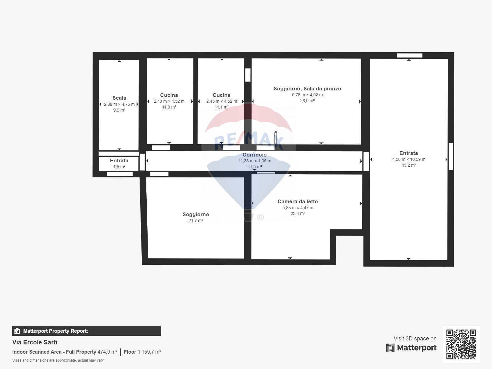 Pianta 2D - Villa a Schiera Via Ercole Sarti
 
15, Ficarolo - planimetria 1