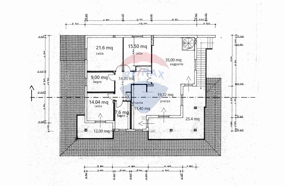 Pianta 2D - Independent house Via Togliatti
 
1/2/3, Riva del Po - floor plans 1