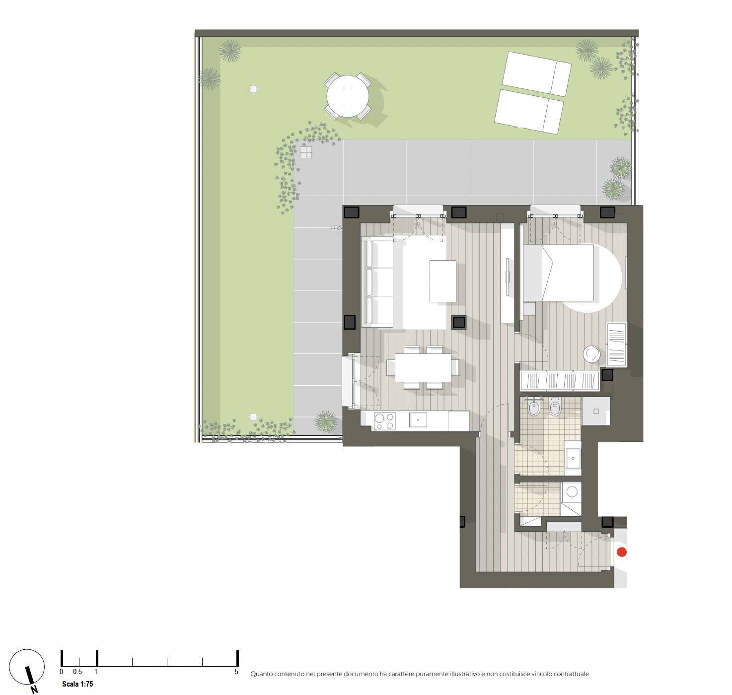 Foto 17 - Two-room apartment Corso Stati Uniti, Torino - floor plans 1