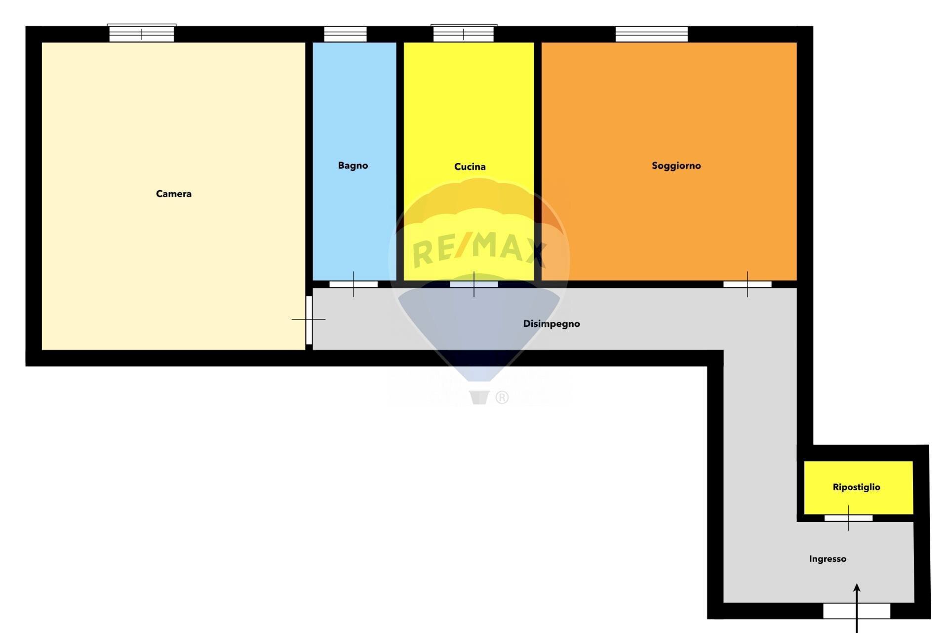 Pianta 2D - Three-room apartment VIA SVIZZERA
 
39/B, Marano di Napoli - floor plans 1