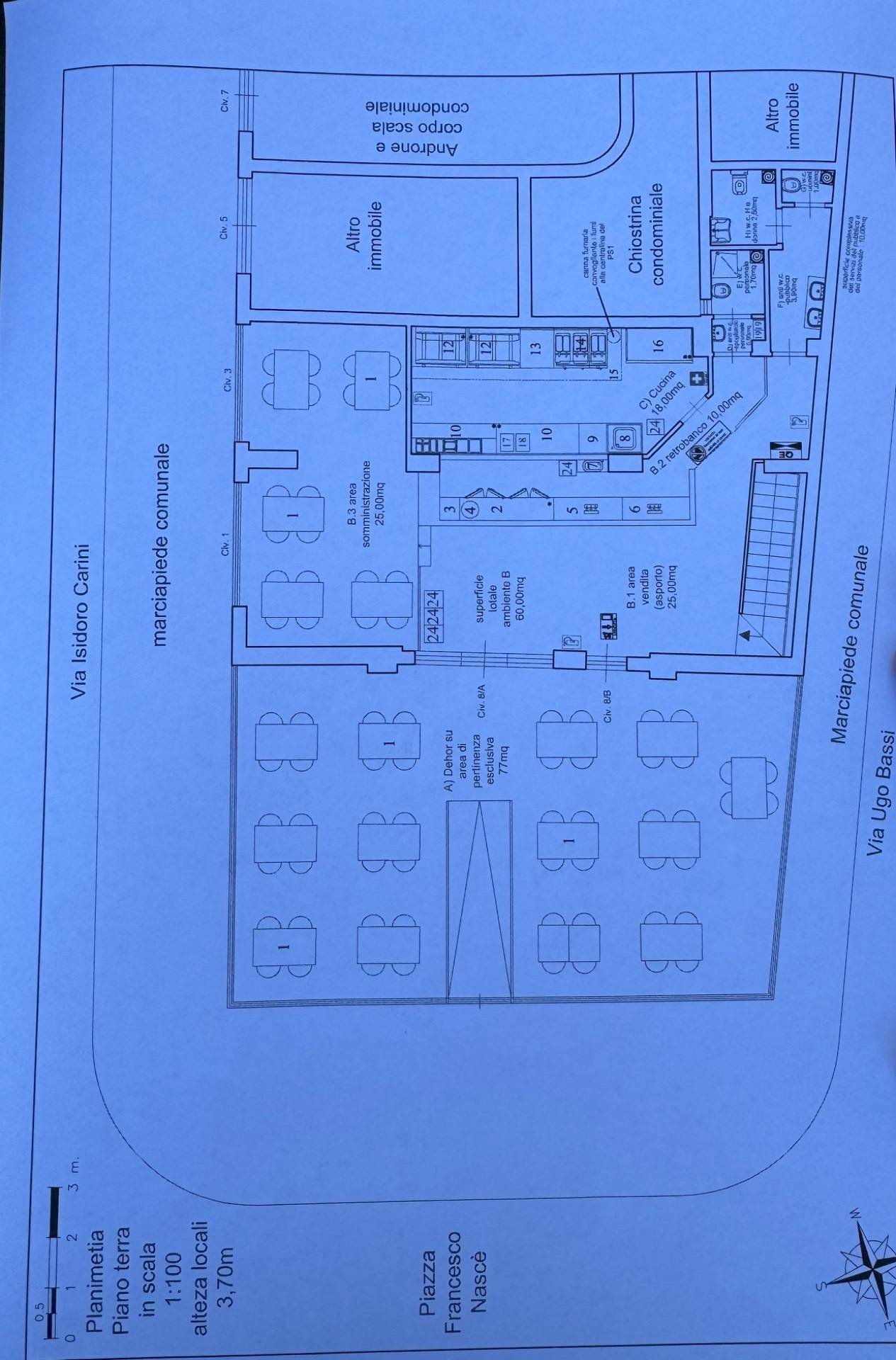 Foto 22 - Shop Via Isidoro Carini, Palermo - floor plans 1