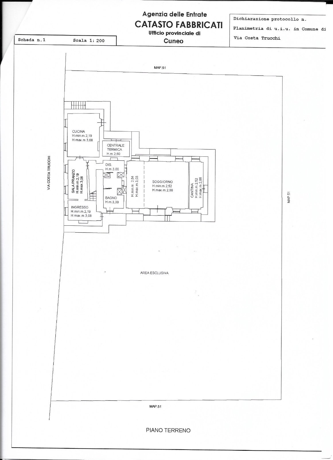 Rustico Marene - planimetria 1