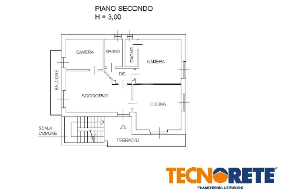 Quadrilocale Via Bricco, Gassino Torinese - planimetria 1