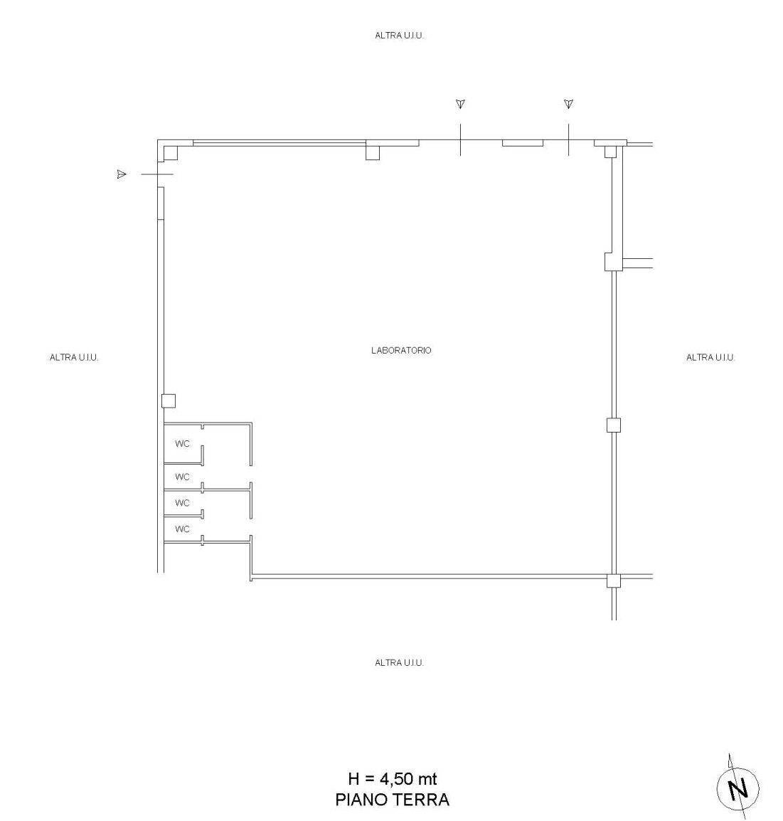 Foto 22 - Laboratorio via Raffaello Sanzio
 
19, Villasanta - planimetria 1