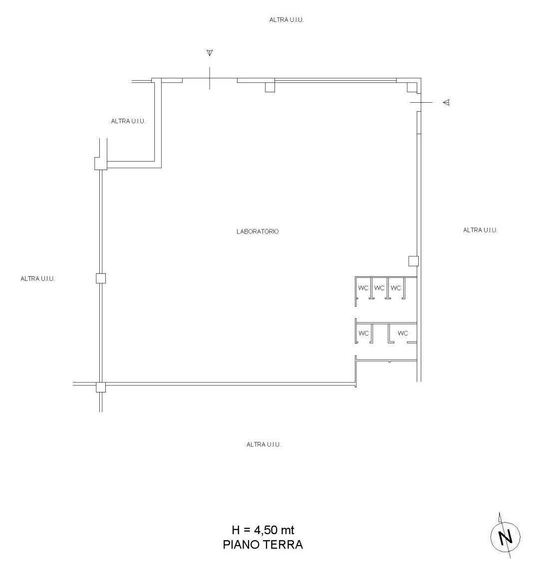 Foto 22 - Laboratorio via Raffaello Sanzio
 
19, Villasanta - planimetria 1