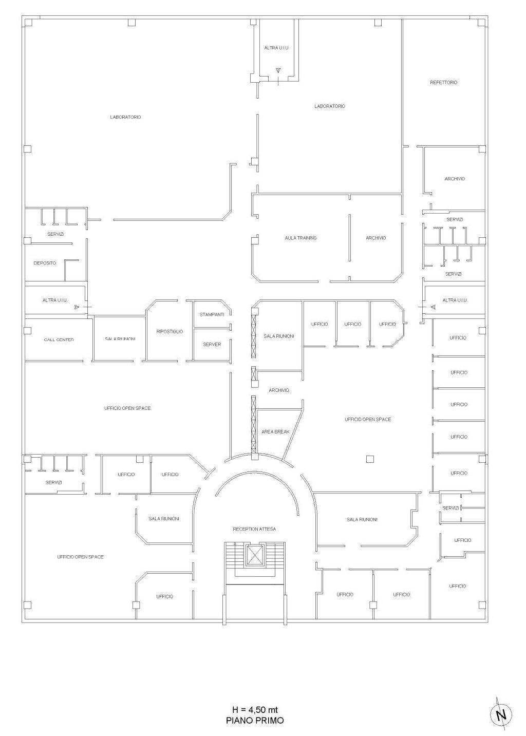 Foto 21 - Ufficio via Raffaello Sanzio
 
19, Villasanta - planimetria 1