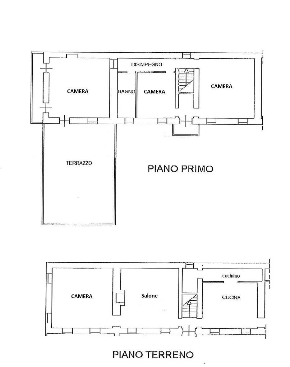 Foto 10 - Rustico Regione Bologna, Agliano Terme - planimetria 1