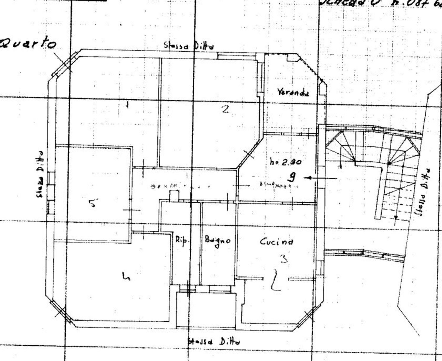 planimetria - Appartamento Atri
 
5, Sulmona - planimetria 1