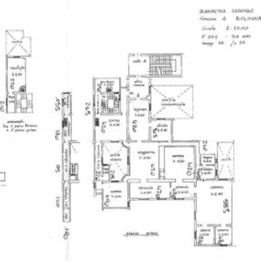 Appartamento Bologna (zona Saragozza) - planimetria 1