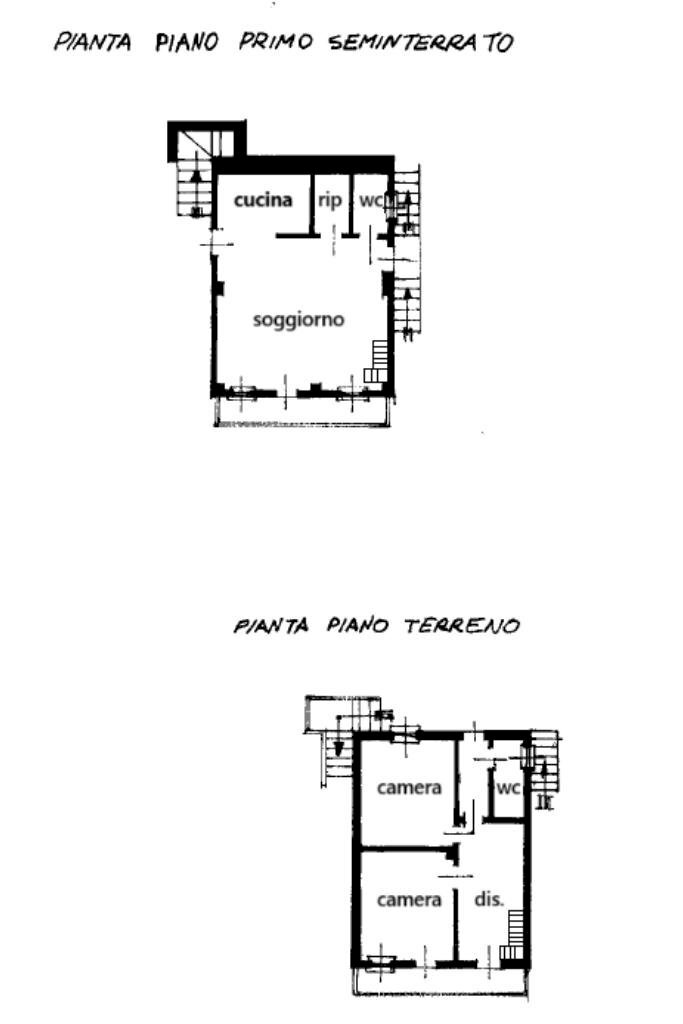 Quadrilocale Frazione gianolio, Valdilana - planimetria 1