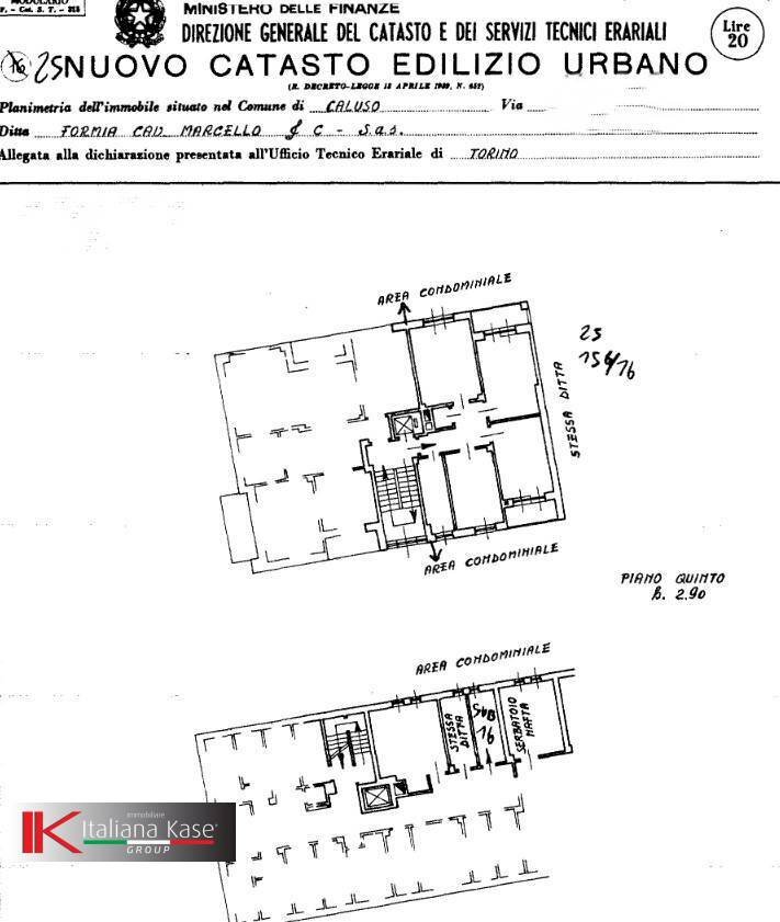 Foto 27 - Quadrilocale viale europa
 
31, Caluso - planimetria 1