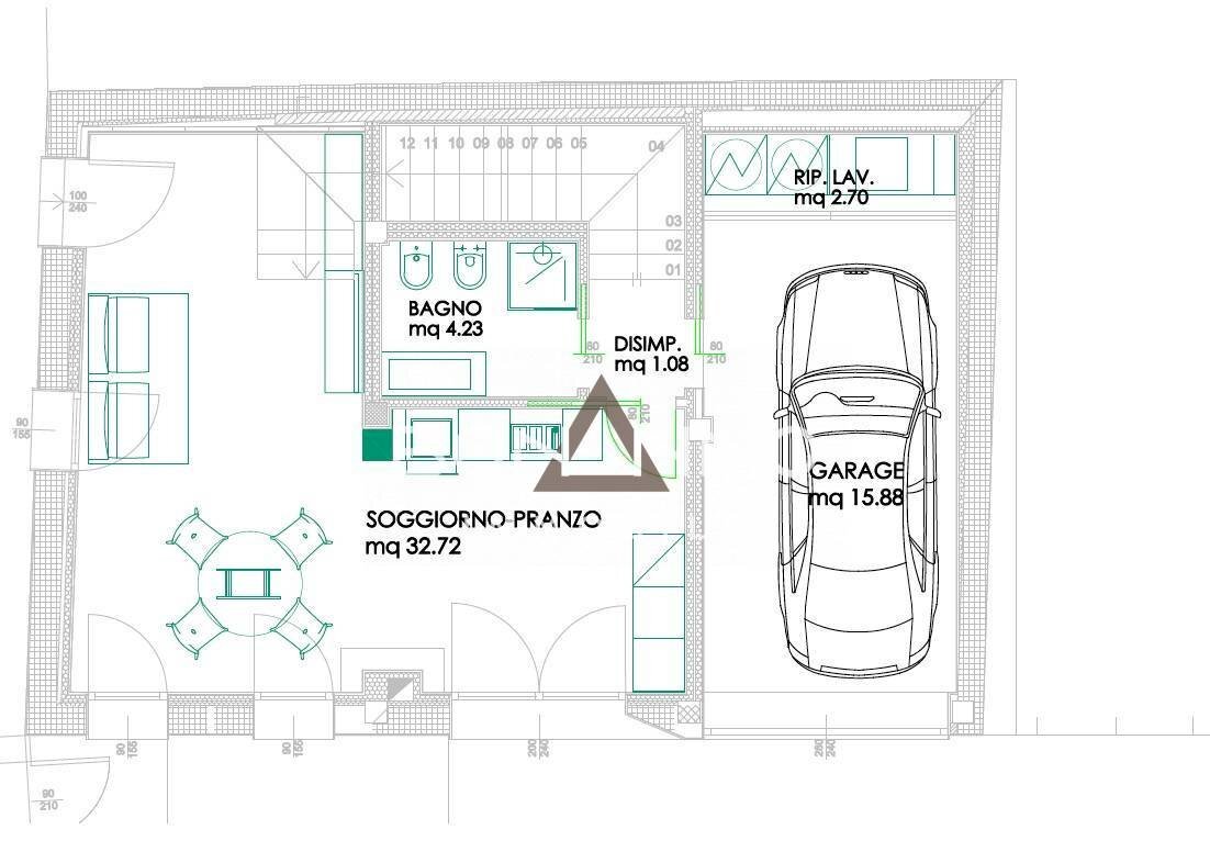 Foto 12 - Three-room apartment VIA ROMA, Cittadella - floor plans 1