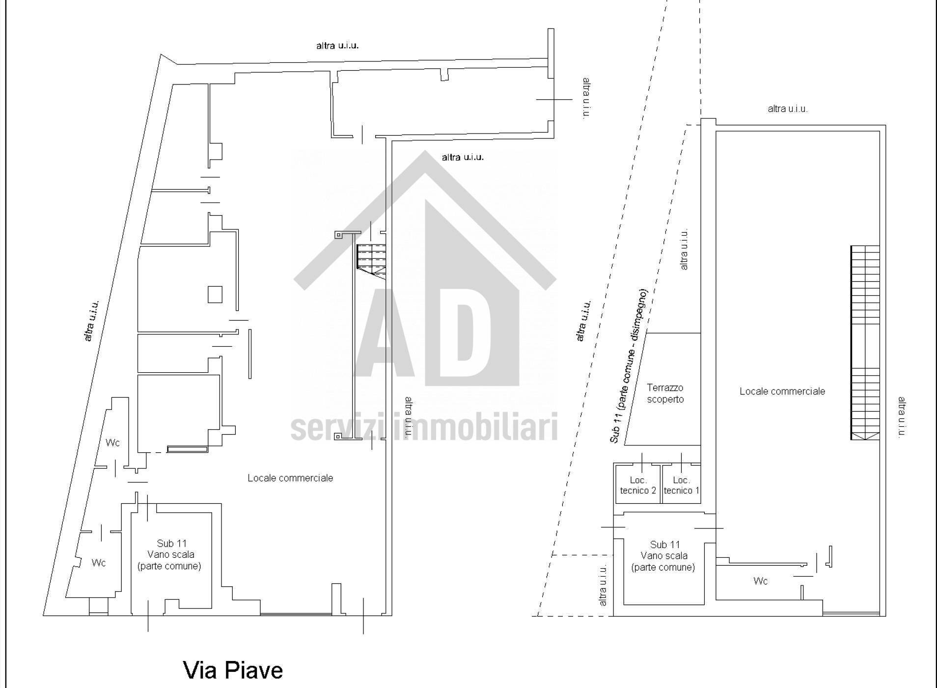 Foto 5 - Locale Commerciale via piave
 
5F, Cosenza - planimetria 1
