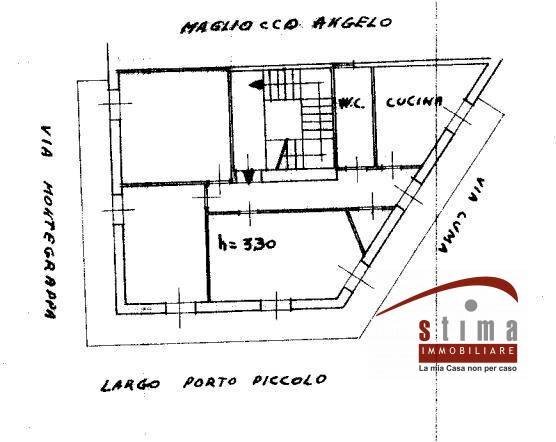 Foto 13 - Trilocale VIA MONTEGRAPPA
 
4, Siracusa - planimetria 1