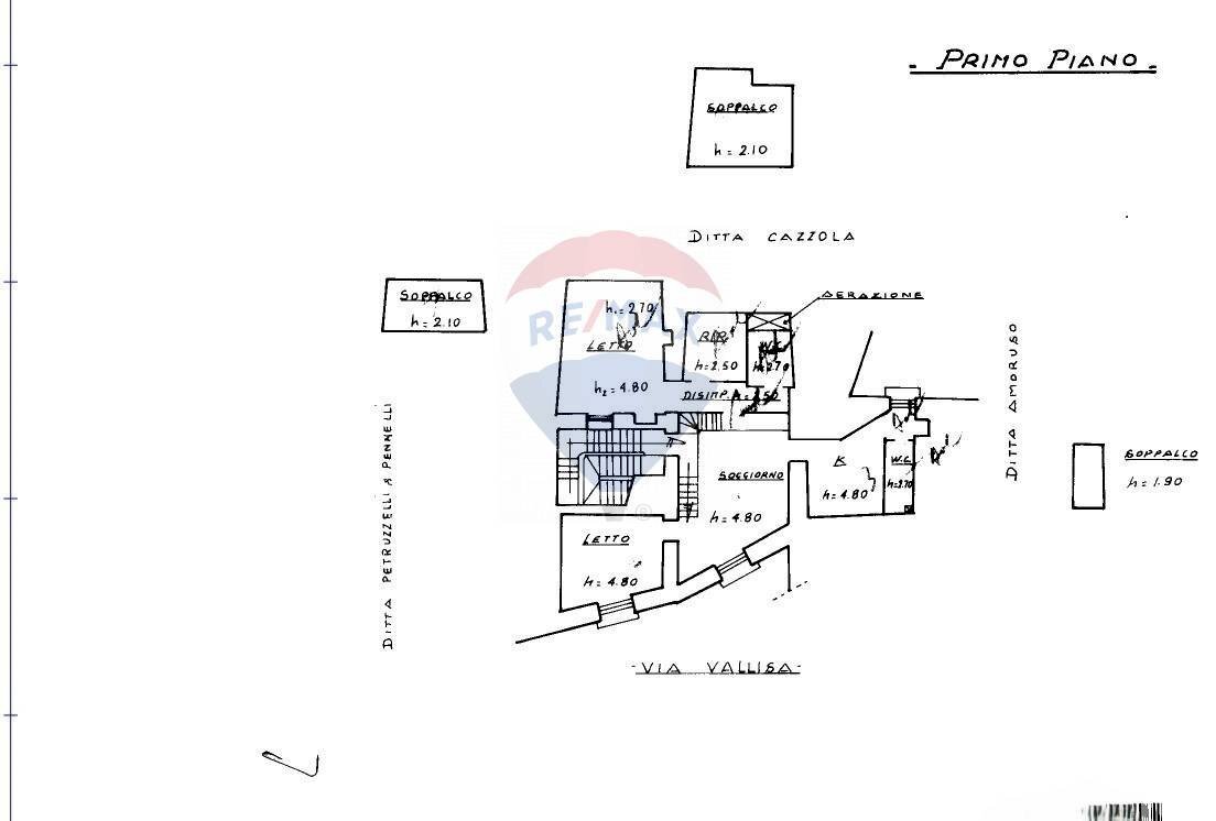 Pianta 2D - Quadrilocale Strada Vallisa
 
82, Bari - planimetria 1