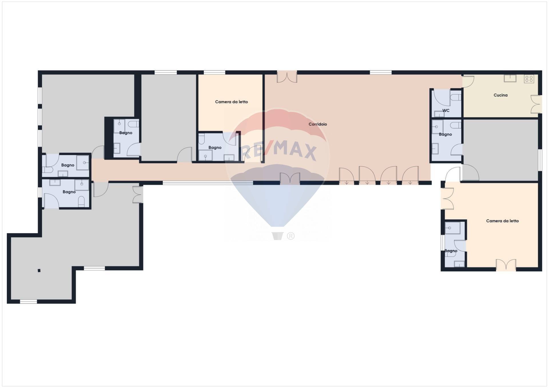 Foto 37 - Villa strada di macchiano
 
35, Campagnano di Roma - floor plans 1