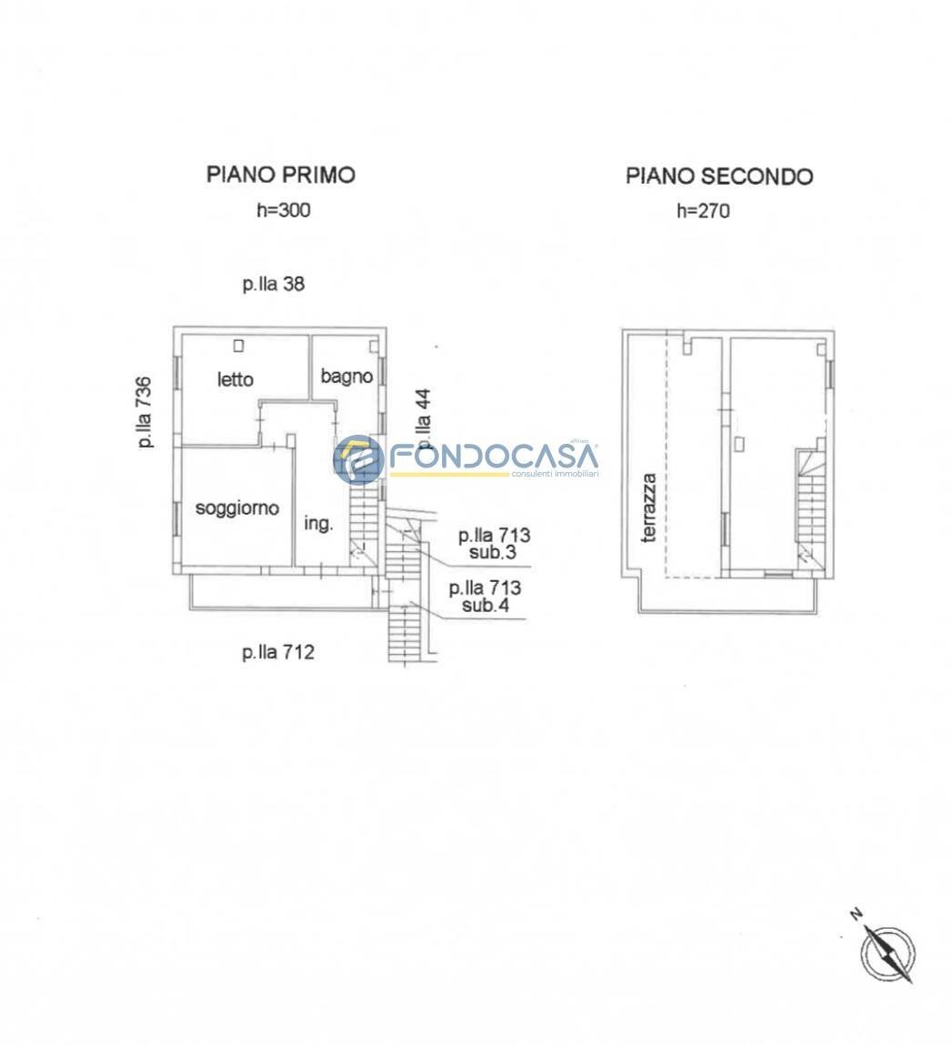 Foto 20 - Casa indipendente Via Borgo Monte
 
38, Otranto - planimetria 1