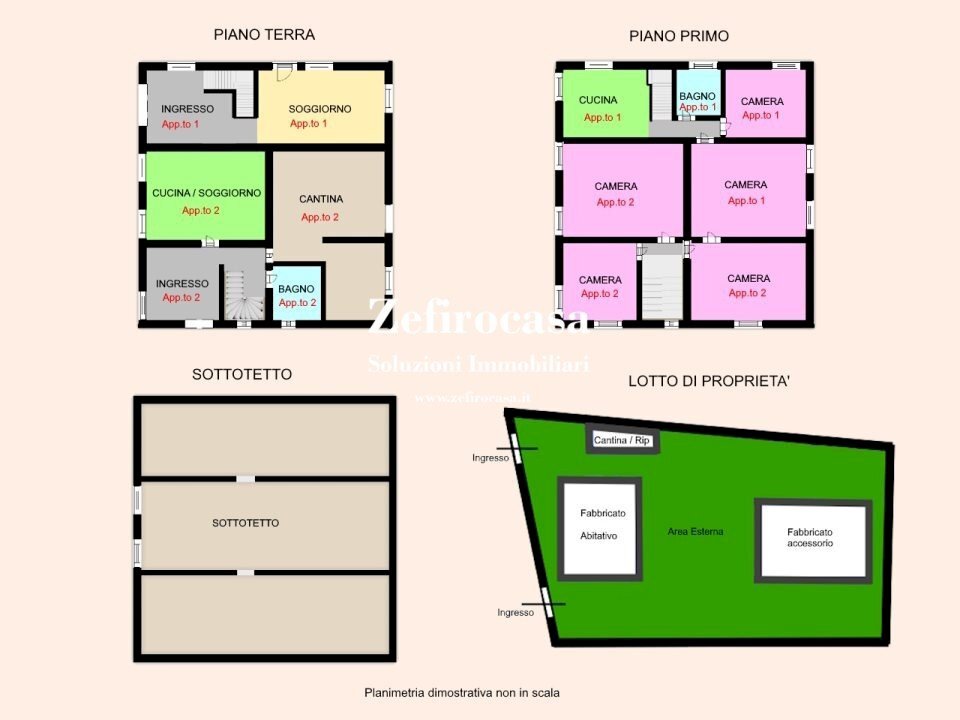 Rustic Crevalcore - floor plans 1
