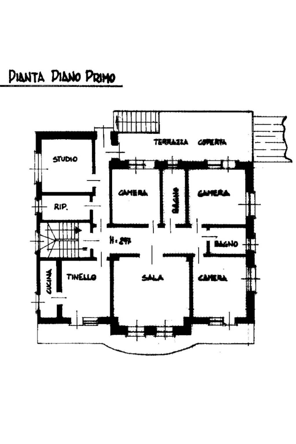 Villa strada Villarello, 15, Ceva - planimetria 1