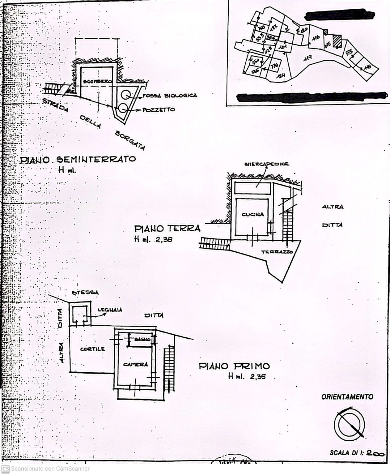 Casa indipendente Via Cà Bianca, 26, Barge - planimetria 1