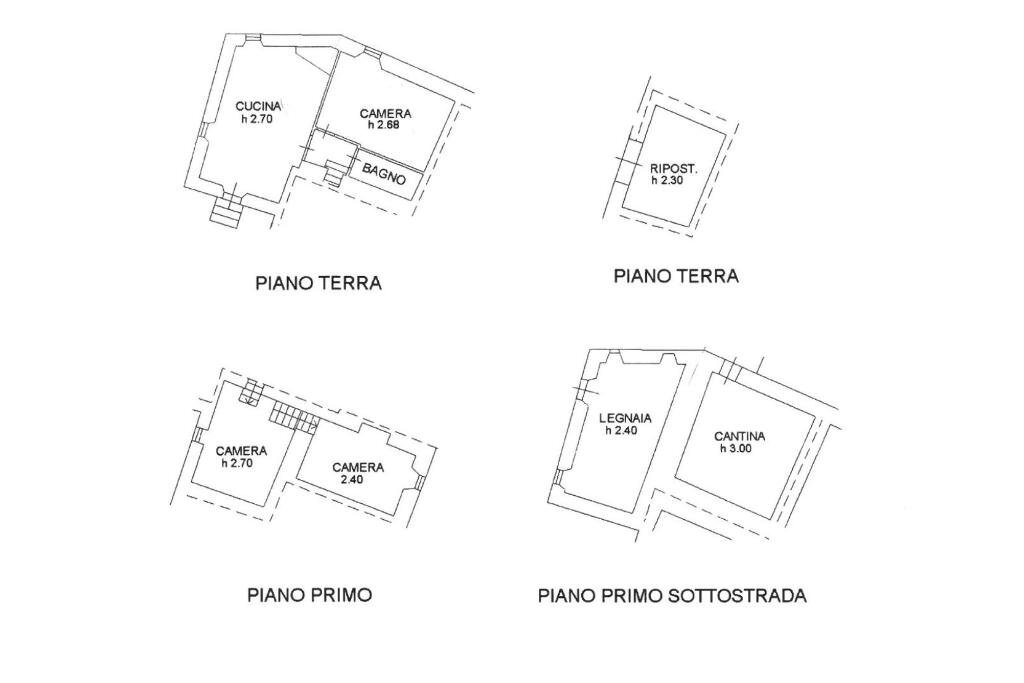 Casa semi indipendente strada provinciale, Tavoleto - planimetria 1
