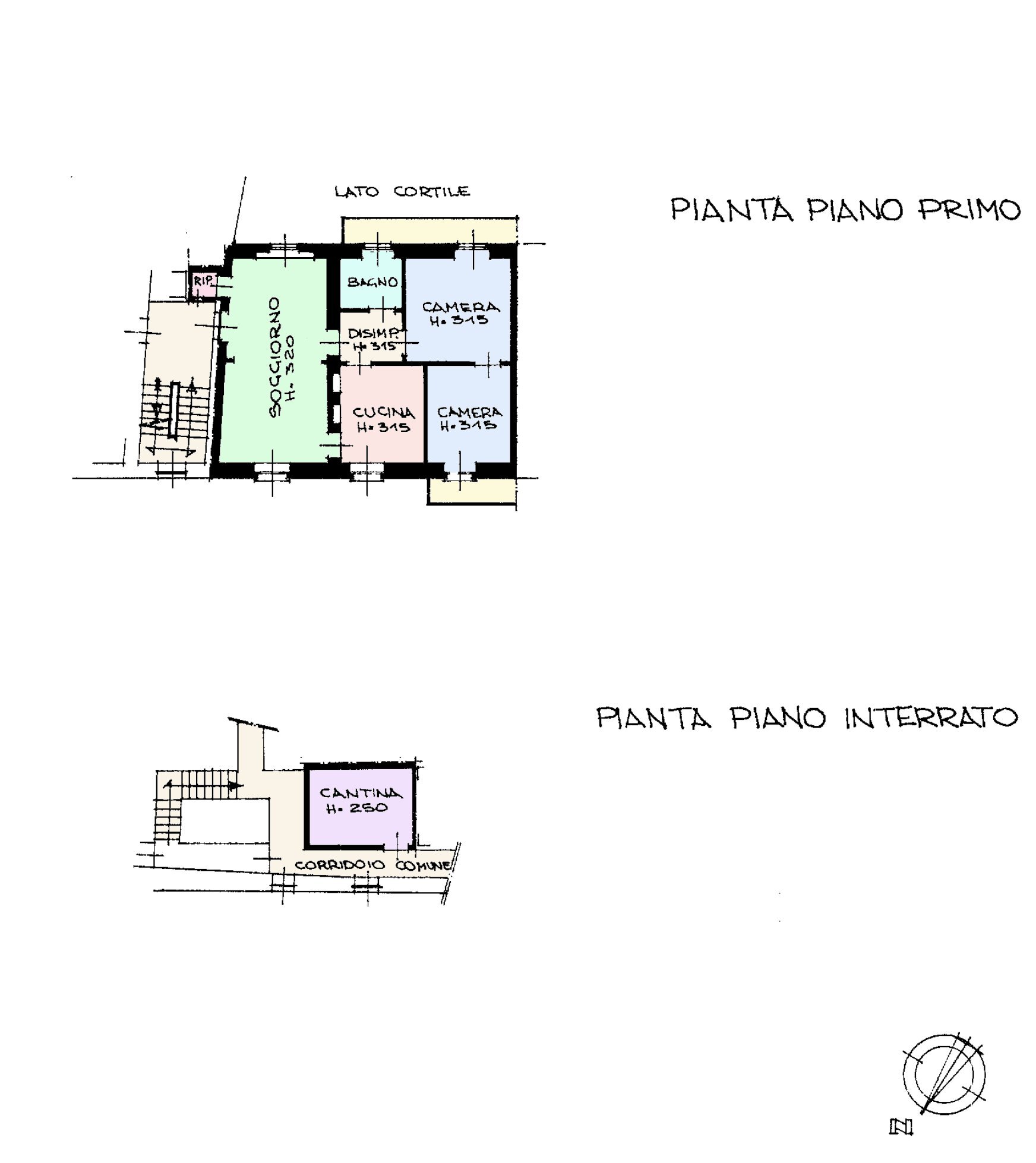 Planimetria - Appartamento piazza Statuto, 34, Asti - planimetria 1