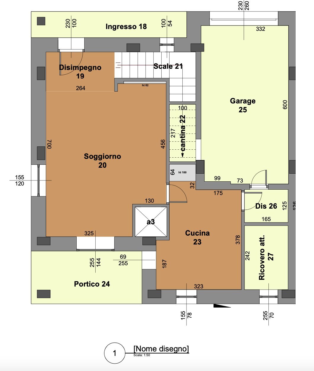 Porzione di casa San Lazzaro di Savena - planimetria 1