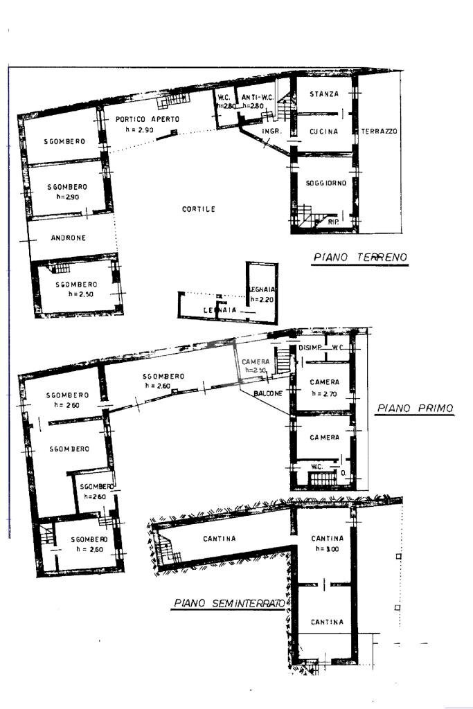 Casa indipendente Via Garibaldi, Castagnole Monferrato - planimetria 1