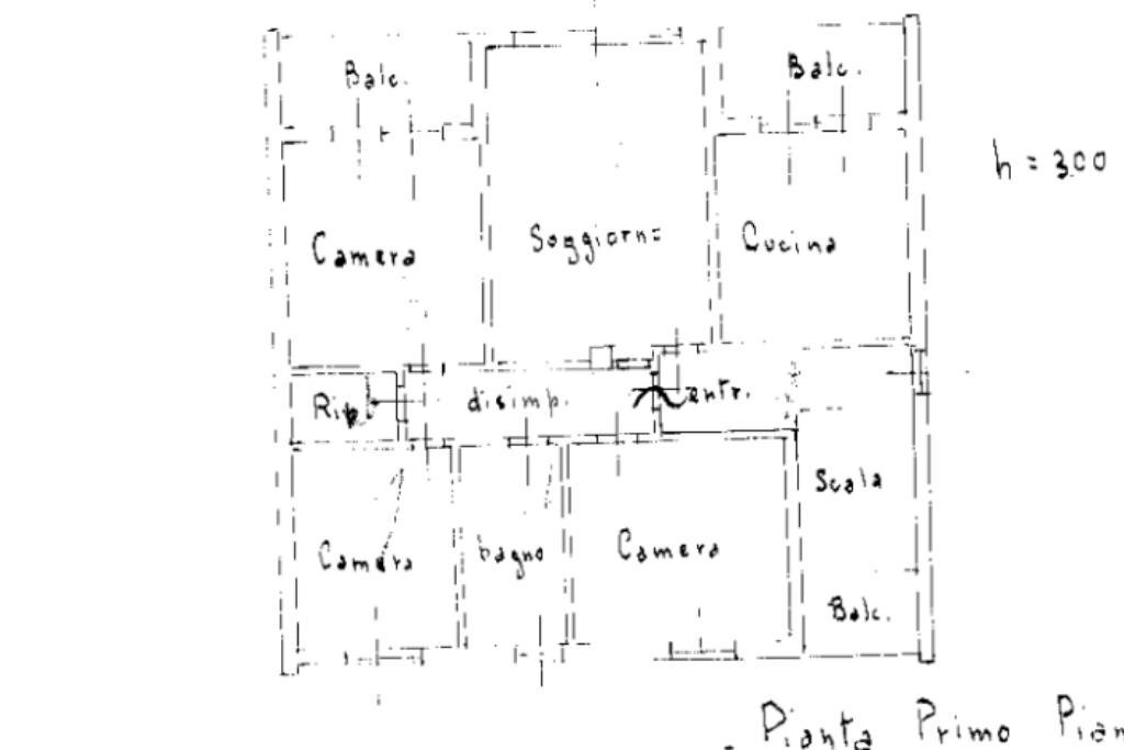 Casa indipendente Via Giovanni Battista Molinaro, Miagliano - planimetria 1