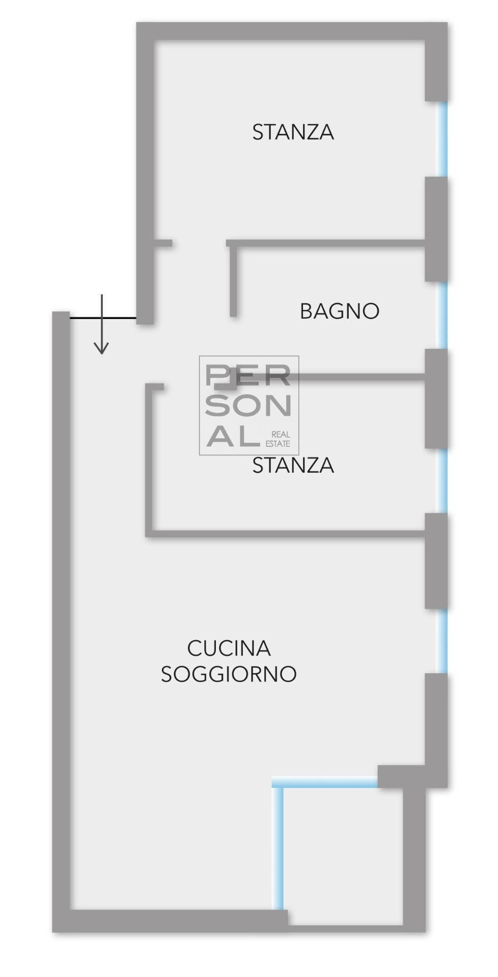 Foto 1 - Trilocale Lavis, Lavis - planimetria 1