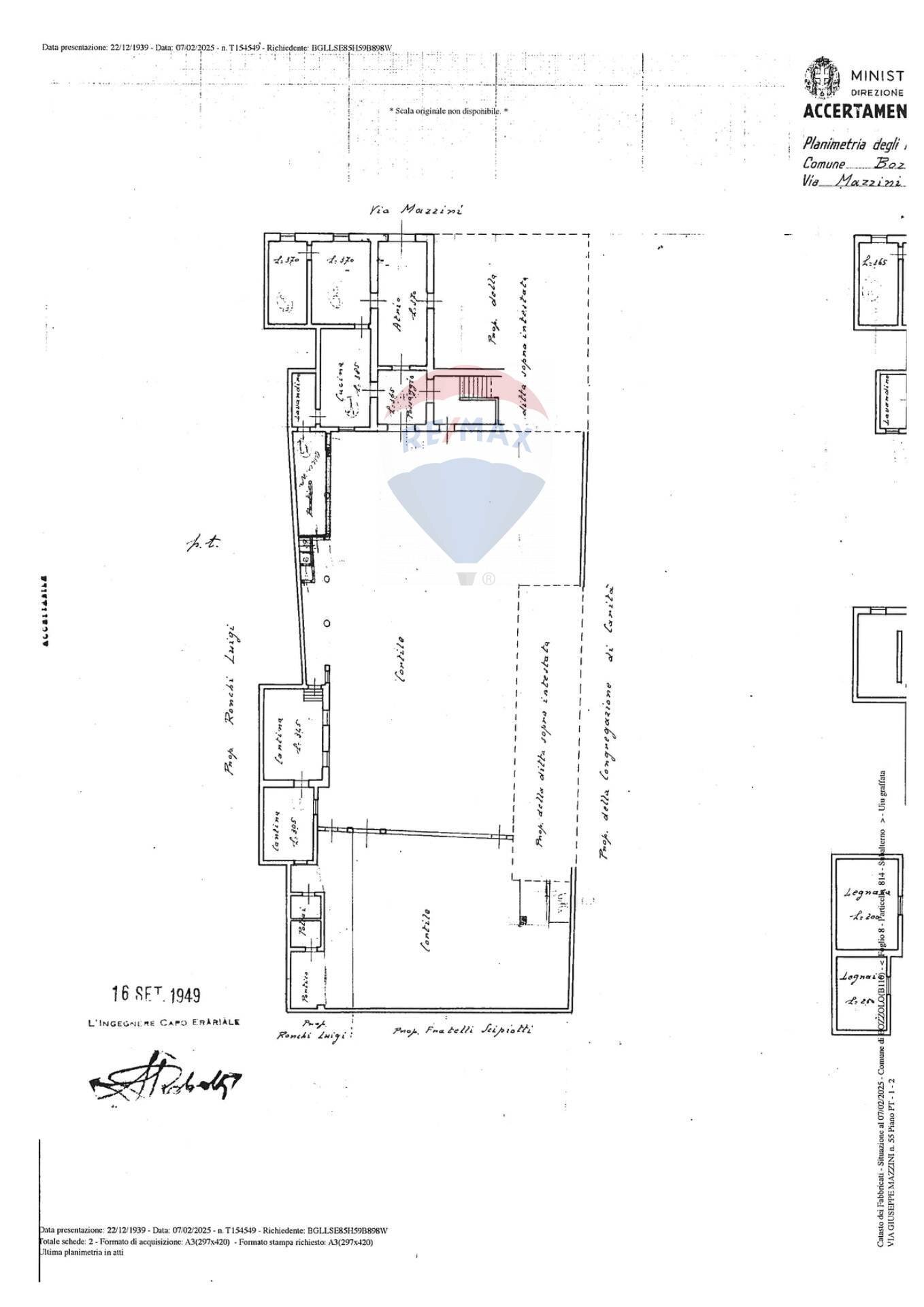 Pianta 2D - Semi-detached house VIA MATTEOTTI
 
59, Bozzolo - floor plans 1