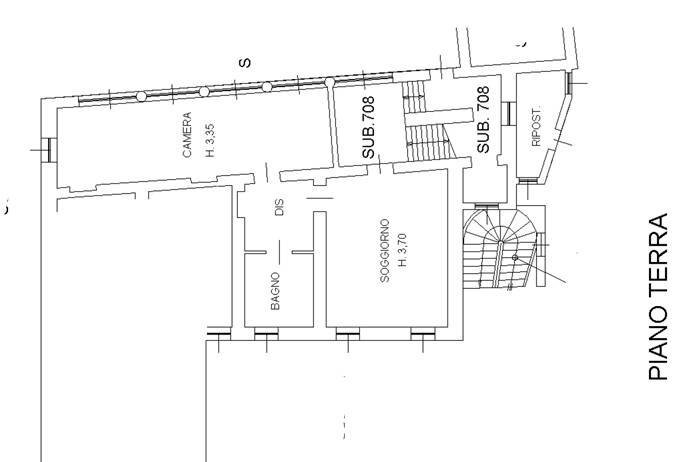 Planimetria - Villa Almenno San Bartolomeo - planimetria 1