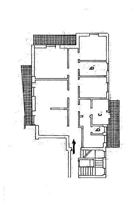 Appartamento via Sallustio Bandini, 9, Roma - planimetria 1