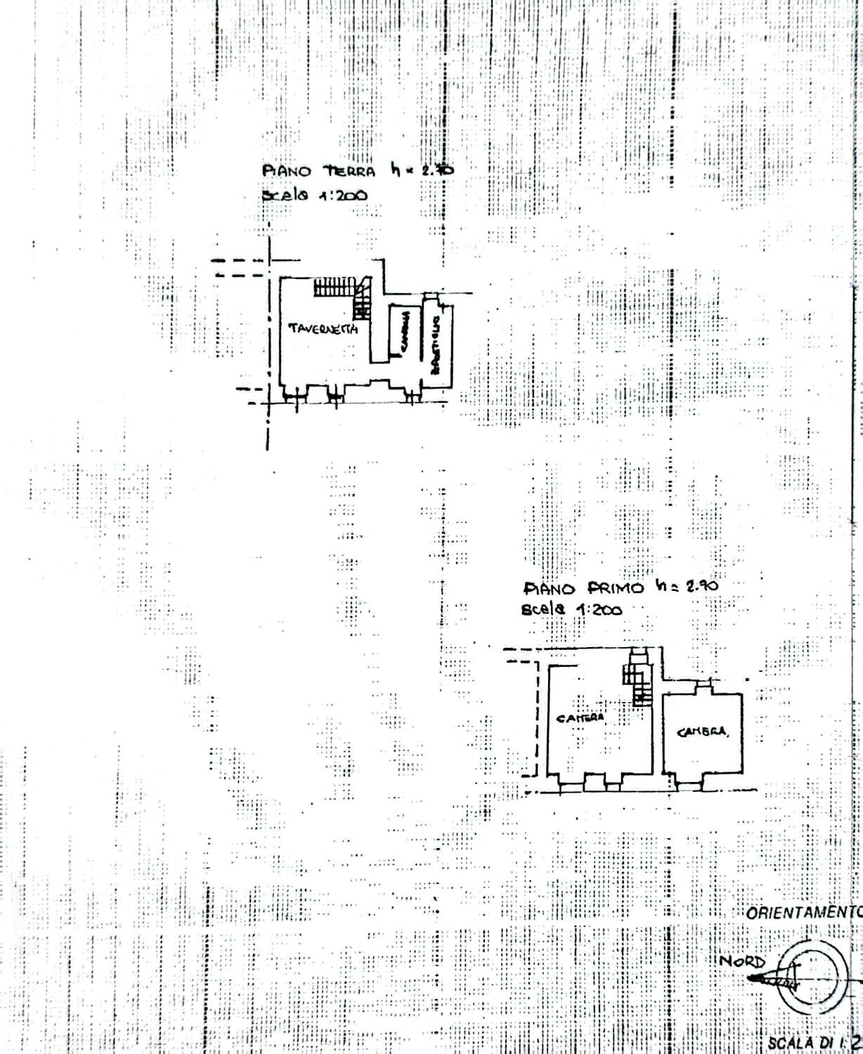 Semi-detached house Via Giala, 11, Barge - floor plans 1